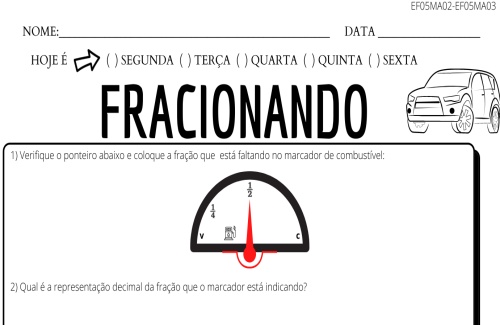 Trabalhando com frações